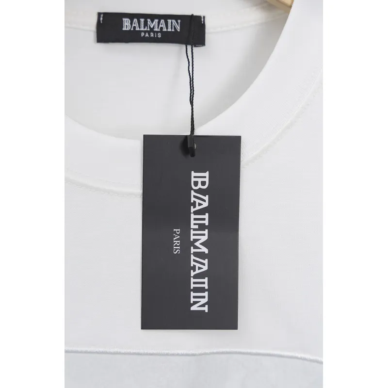 Balmain T-Shirts for men Black/White #A52619