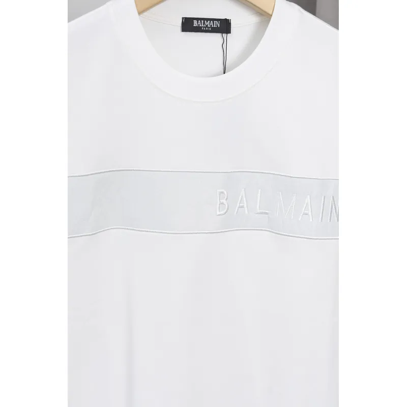 Balmain T-Shirts for men Black/White #A52619