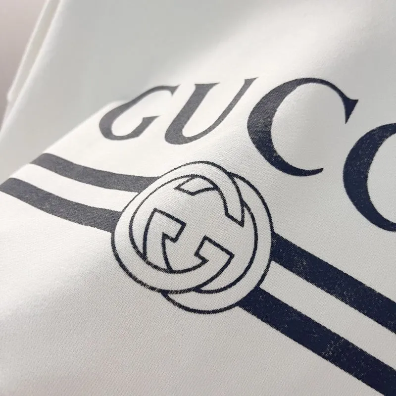 Gucci Cream Sweatshirt With Classic Louis Vuittonogo And Interlocking G Design #A54418