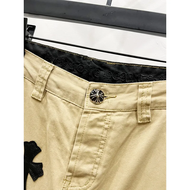 Chrome Hearts 40 patch cross chino khaki pants #A53419 Chrome Hearts 40 patch cross chino khaki pants #A53419