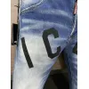 2025 DSQ2 Mens Denim Jeans  Bold ICON Print with Faded Wash for Trend - Setting Gentlemen #A54903