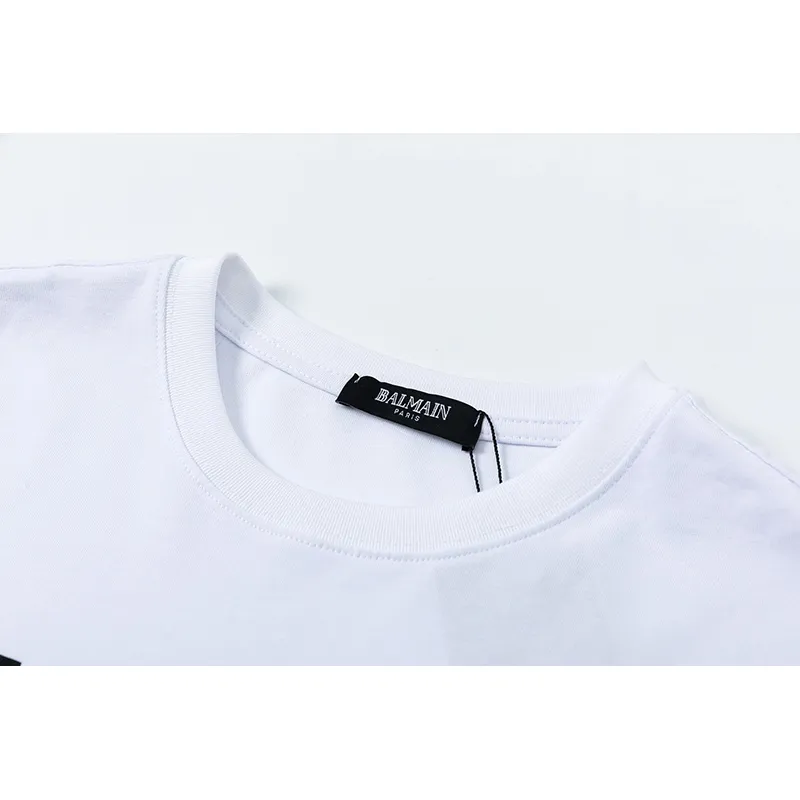 Balmain AAA T-Shirts White/Black #A26311
