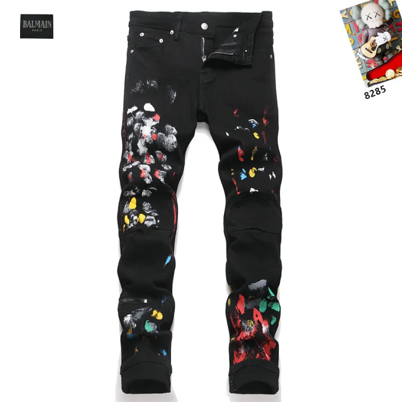 Ripped Jeans for Mens Long Jeans #A60536