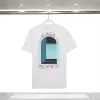 Casablanca LArc Colore Printed Cotton T-shirt Pink/Black/White Casablanca #A53438 Casablanca LArc Colore Printed Cotton T-shirt Pink/Black/White Casablanca #A53438