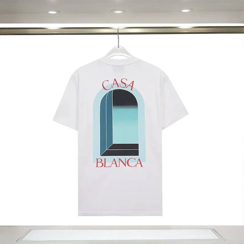 Casablanca LArc Colore Printed Cotton T-shirt Pink/Black/White Casablanca #A53438 Casablanca LArc Colore Printed Cotton T-shirt Pink/Black/White Casablanca #A53438
