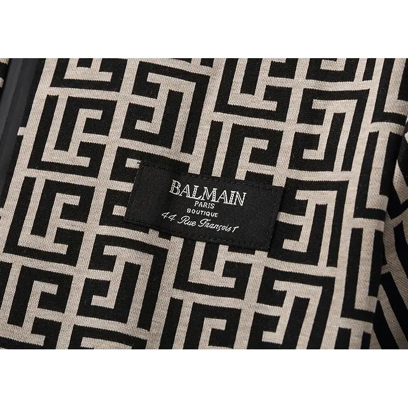 Balmain T-Shirts Polo for men printing zipper #A46586