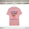 Casablanca graphic-print Cotton T-shirt  Pink/Black/White Casablanca #A53439