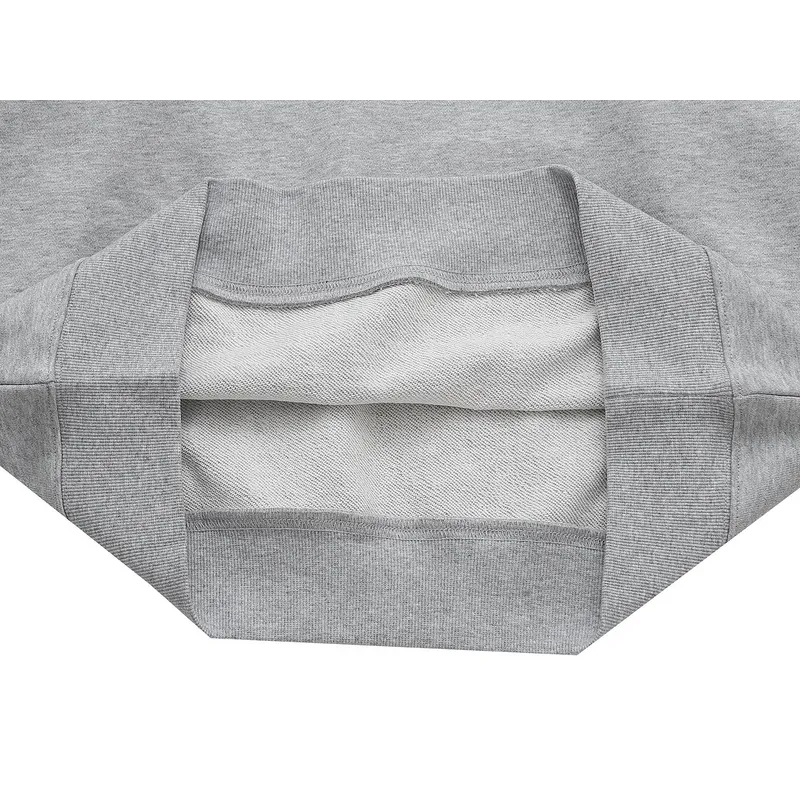 D-ior Grey Crew Neck Sweatshirt With Iconic CD Logo For Timeless Luxury Style Grey/Black #A54275