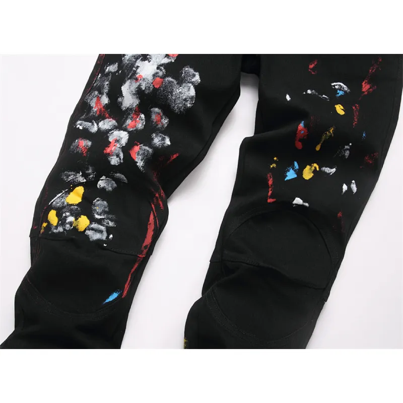 Ripped Jeans for Mens Long Jeans #A60536