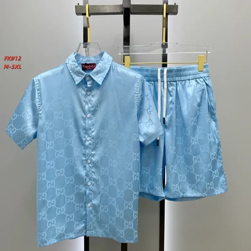 Gucci Tracksuits for Gucci short tracksuits for men #A65710