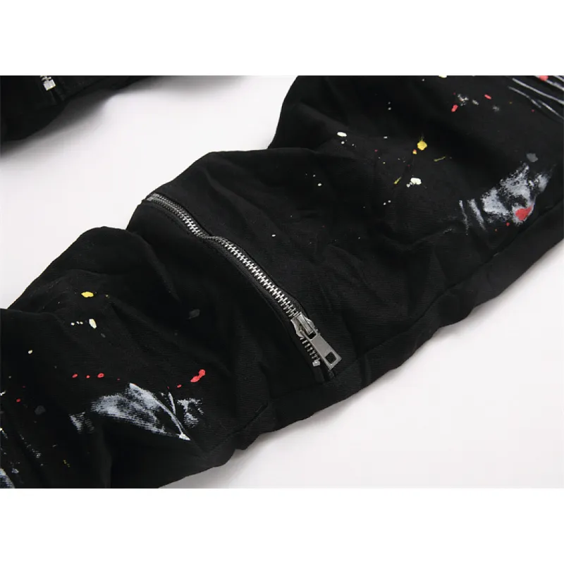 Ripped Jeans for Mens Long Jeans #A60537