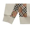 Burberry Inspired Beige/Black Sweatshirt With Signature Check Pattern Panels #A54280