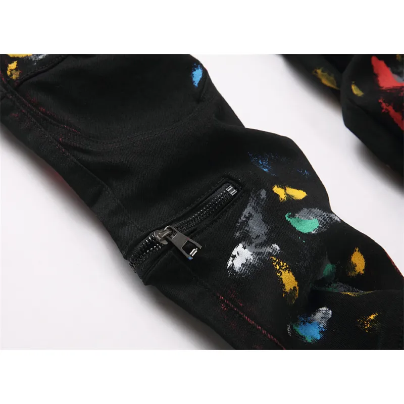 Ripped Jeans for Mens Long Jeans #A60536