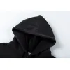 Off - White Black Washed Hoodie With Vintage Art Graphic And Louis Vuittonogo #A54246