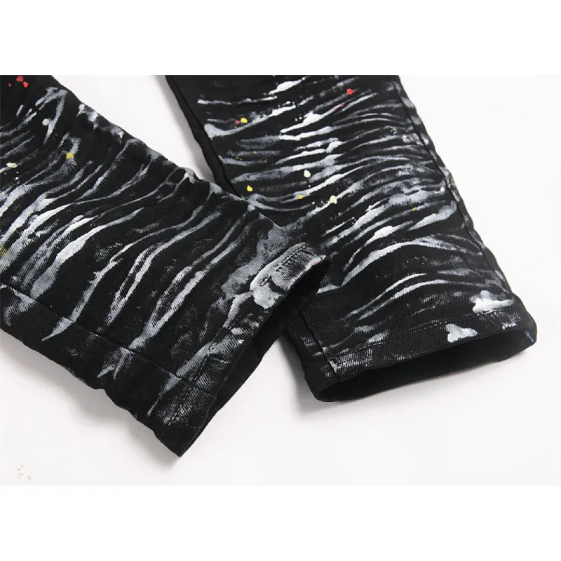 Ripped Jeans for Mens Long Jeans #A60537