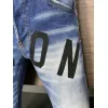 2025 DSQ2 Mens Denim Jeans  Bold ICON Print with Faded Wash for Trend - Setting Gentlemen #A54903