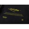 Off - White Black Washed Hoodie With Vintage Art Graphic And Louis Vuittonogo #A54246