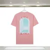 Casablanca LArc Colore Printed Cotton T-shirt Pink/Black/White Casablanca #A53438 Casablanca LArc Colore Printed Cotton T-shirt Pink/Black/White Casablanca #A53438