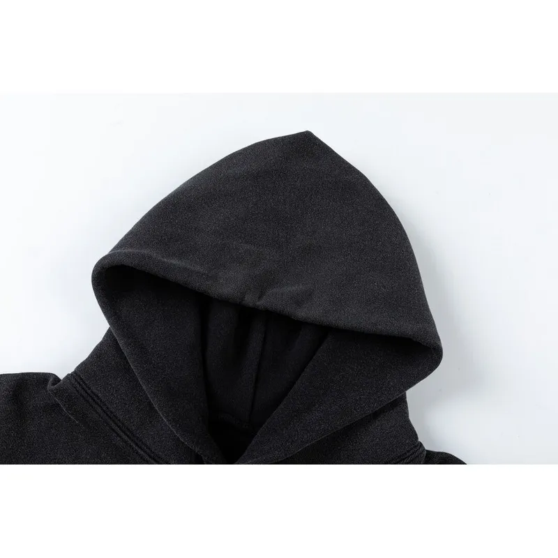 Off - White Black Hoodie With Artistic Graphic And Brand Tribute Design #A54248 Off - White Black Hoodie With Artistic Graphic And Brand Tribute Design #A54248