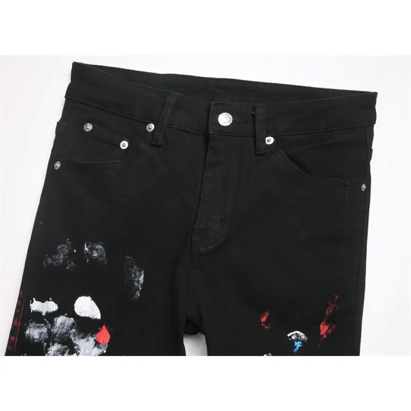 Ripped Jeans for Mens Long Jeans #A60536