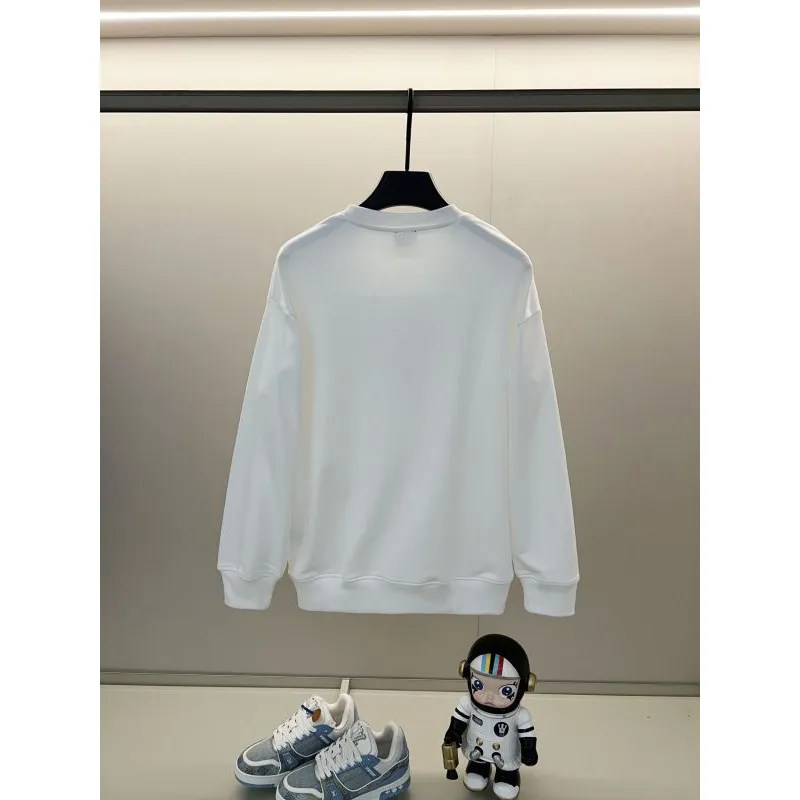 Fendi Black Sweatshirt With Iconic Yellow Monster Eye And Louis Vuittonogo Design #A54421