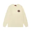 Gucci Cream/Black Sweatshirt With Iconic Interlocking G Logo For Timeless Luxury Style #A54297 Gucci Cream/Black Sweatshirt With Iconic Interlocking G Logo For Timeless Luxury Style #A54297