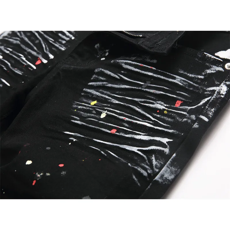 Ripped Jeans for Mens Long Jeans #A60537
