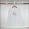 D-ior Embroidered Logo Round Neck Sweatshirt Black/White #A53792