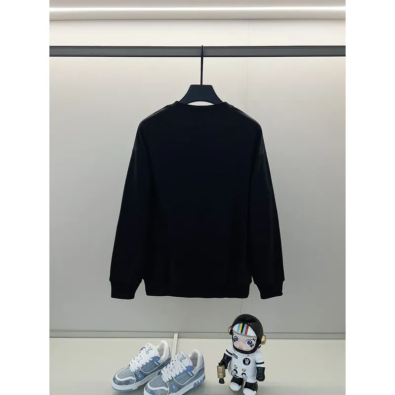 Burberry White/Black Sweatshirt With Classic Equestrian Knight Logo And Brand Name #A54394