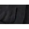 Off - White Washed Black Hoodie With Signature Diagonal Stripes And OFF Logo #A54329 Off - White Washed Black Hoodie With Signature Diagonal Stripes And OFF Logo #A54329