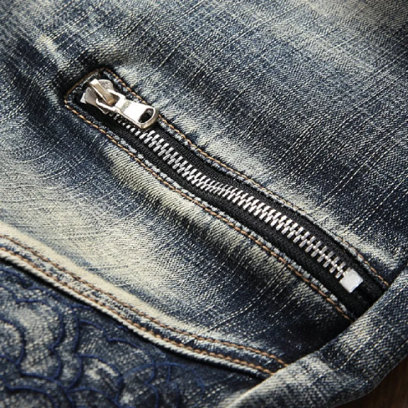 Ripped Jeans for Mens Long Jeans #A46093