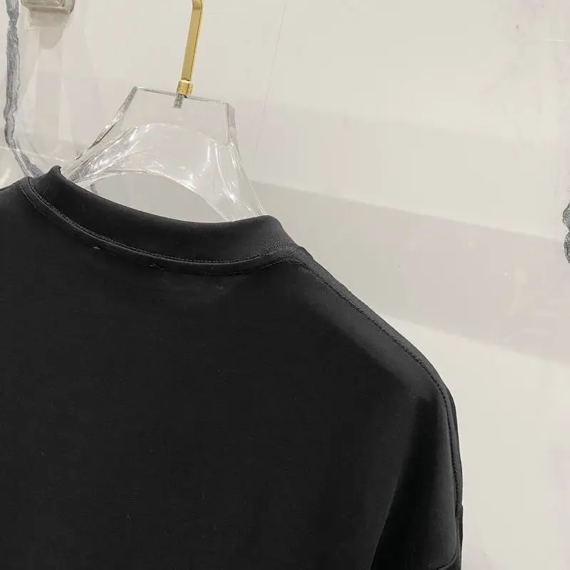 Balmain T-Shirts for men Black/White #A46950 Balmain T-Shirts for men Black/White #A46950