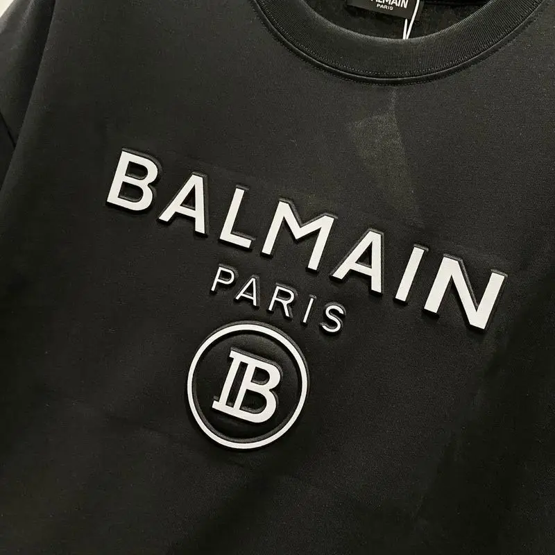 Balmain T-Shirts for men Black/White #A46950 Balmain T-Shirts for men Black/White #A46950