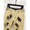 Chrome Hearts 40 patch cross chino khaki pants #A53419 Chrome Hearts 40 patch cross chino khaki pants #A53419