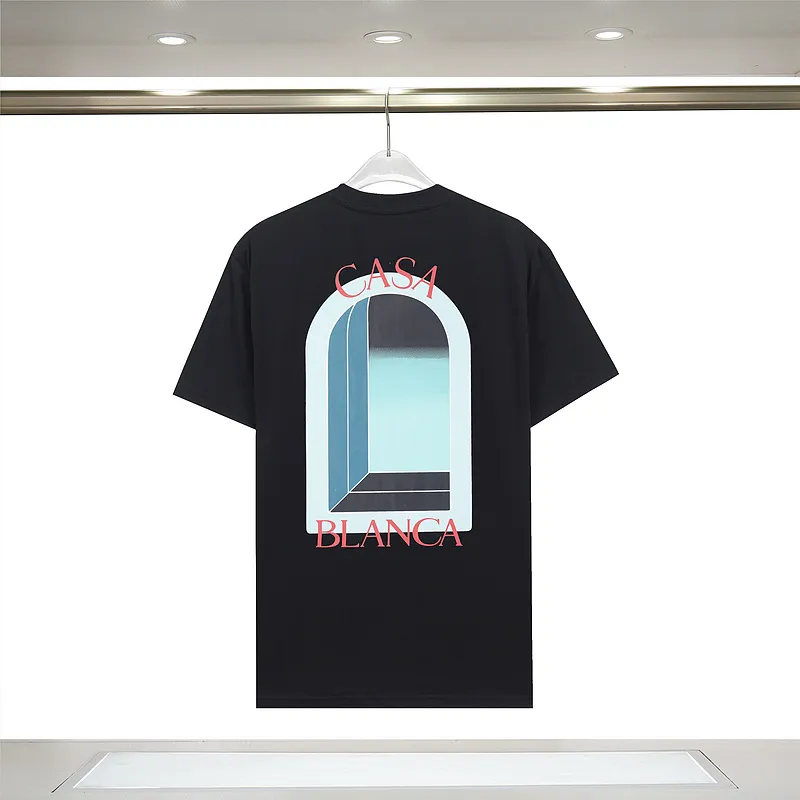 Casablanca LArc Colore Printed Cotton T-shirt Pink/Black/White Casablanca #A53438 Casablanca LArc Colore Printed Cotton T-shirt Pink/Black/White Casablanca #A53438