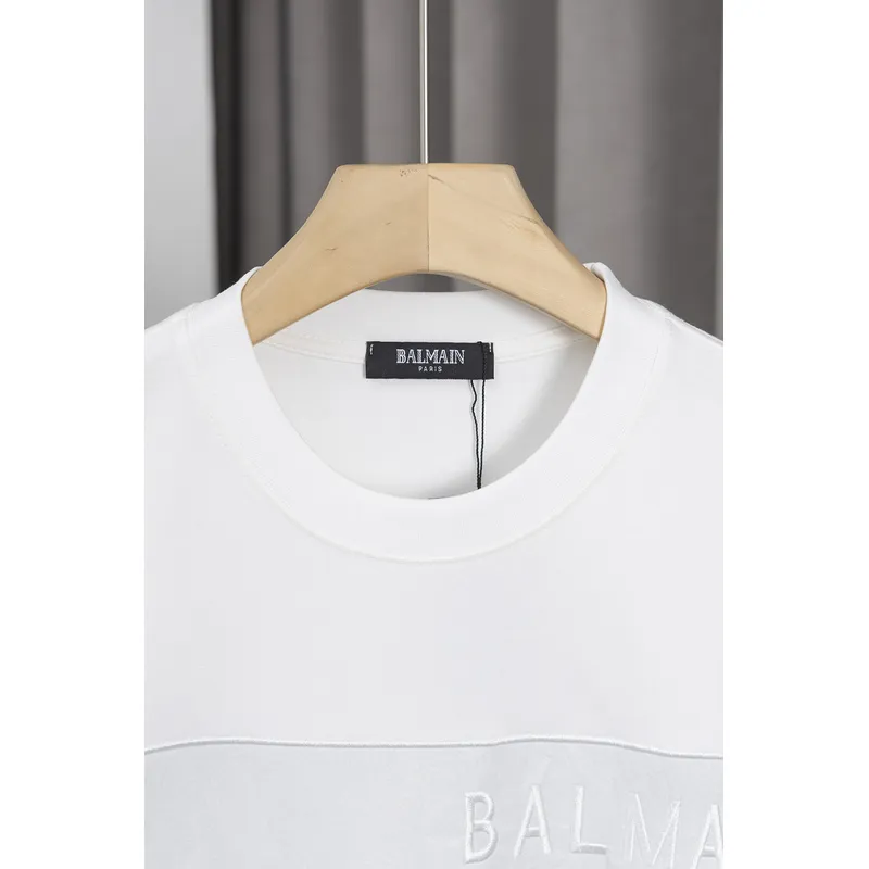 Balmain T-Shirts for men Black/White #A52619