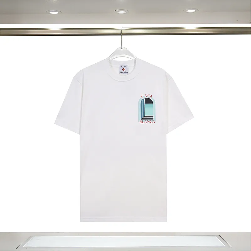 Casablanca LArc Colore Printed Cotton T-shirt Pink/Black/White Casablanca #A53438 Casablanca LArc Colore Printed Cotton T-shirt Pink/Black/White Casablanca #A53438