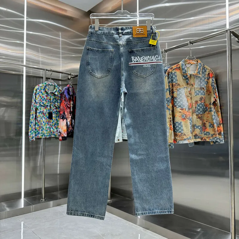 Balenciaga jeans Luxury Brand Jeans Fashion Blue/Black #A54130