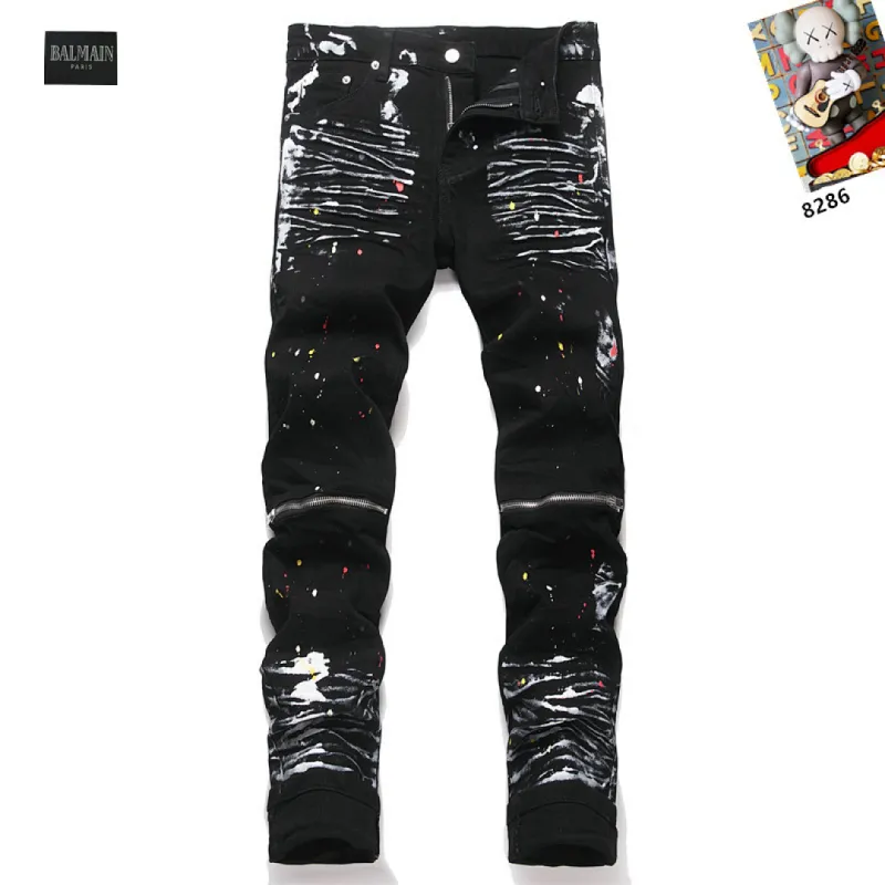 Ripped Jeans for Mens Long Jeans #A60537