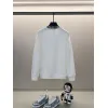 Burberry White/Black Sweatshirt With Signature Check Collar And Louis Vuittonogo Detailing #A54395