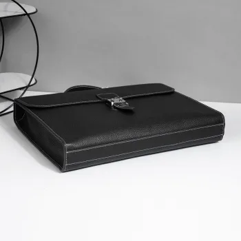 Hermes Leather Briefcase Collection: Timeless Design for the Discerning Professional size:39×29×6cm #A53668