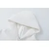 Off-White Minimalist White Hoodie With Signature OFF Logo And Classic Design Black/White #A54328