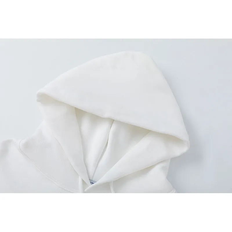 Off-White Minimalist White Hoodie With Signature OFF Logo And Classic Design Black/White #A54328