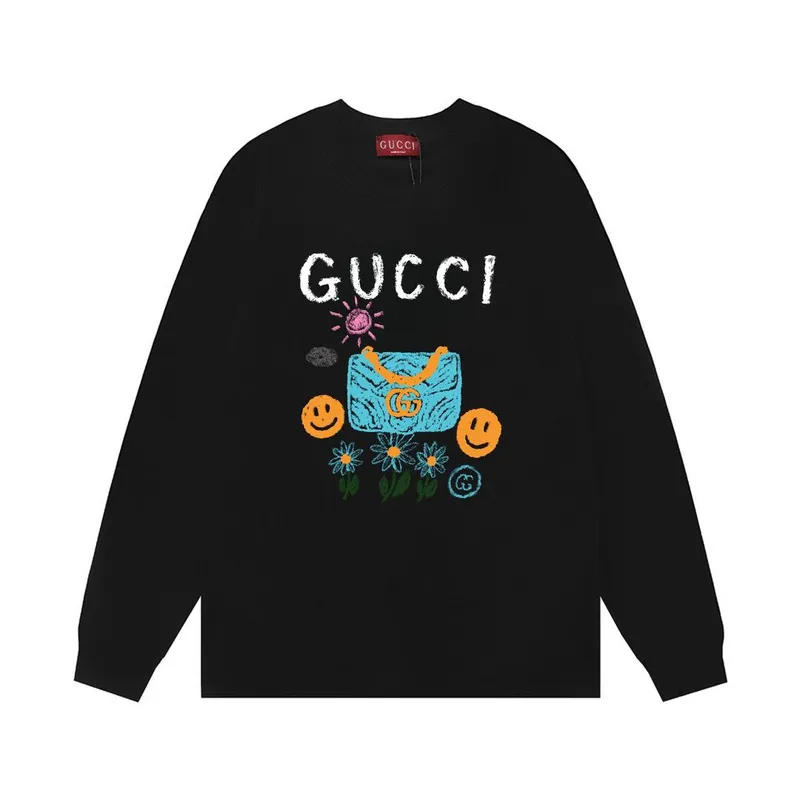 Gucci Cream Long Sleeve Shirt With Playful Graphic Prints And Louis Vuittonogo #A54300