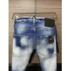 2025 DSQ2 Mens Denim Jeans  Bold ICON Print with Faded Wash for Trend - Setting Gentlemen #A54903