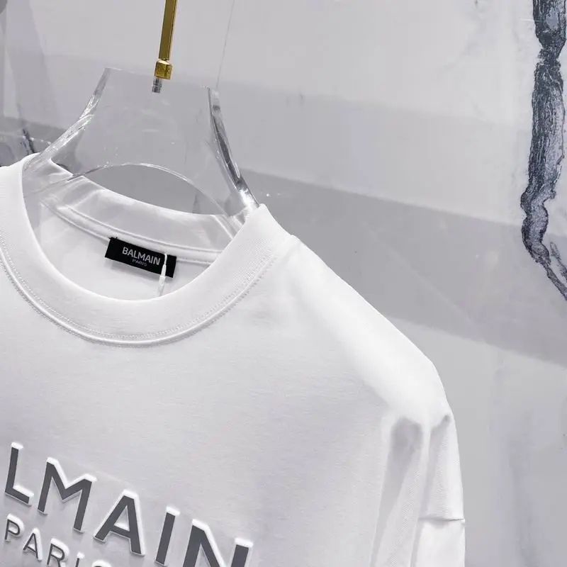 Balmain T-Shirts for men Black/White #A46950 Balmain T-Shirts for men Black/White #A46950