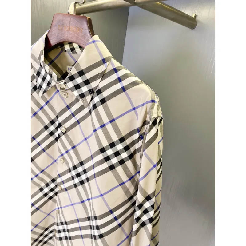 Burberry Shirts for Burberry Mens AAA+ Burberry Long-Sleeved Shirts #A58523
