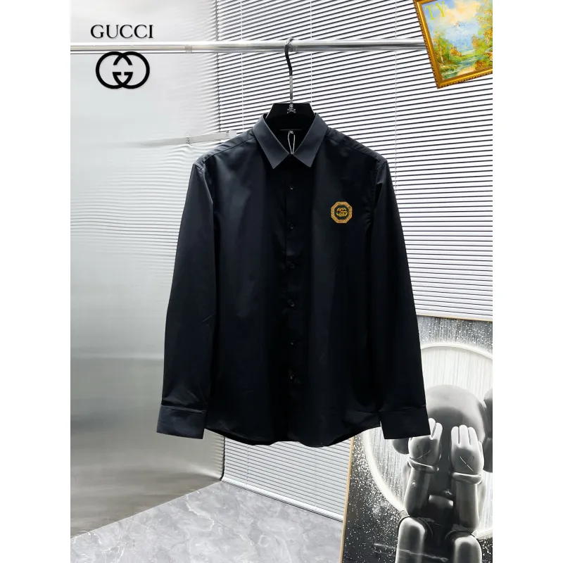 Gucci shirts for Gucci long-sleeved shirts for men #A59366 Gucci shirts for Gucci long-sleeved shirts for men #A59366