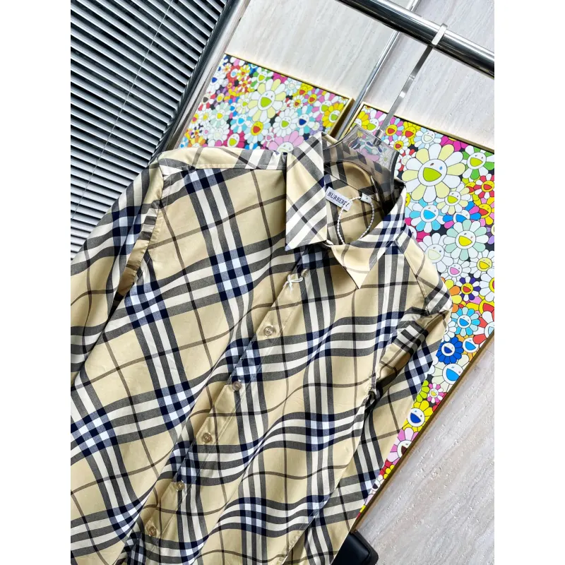 Burberry Shirts for Mens Burberry Long-Sleeved Shirts #A58486
