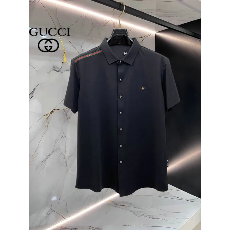 Gucci shirts for Gucci short-sleeved shirts for men #A65066